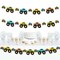 Big Dot of Happiness Smash and Crash - Monster Truck - Boy Birthday Party DIY Decorations - Clothespin Garland Banner - 44 Pieces